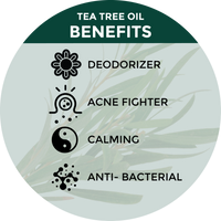 Beessential Tea Tree Oil Foaming Hand Soap, offering a gentle and aromatic hand wash.