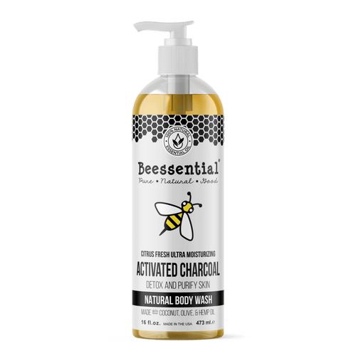 Activated Charcoal Body Wash - Detox & Hydrate - Beessential