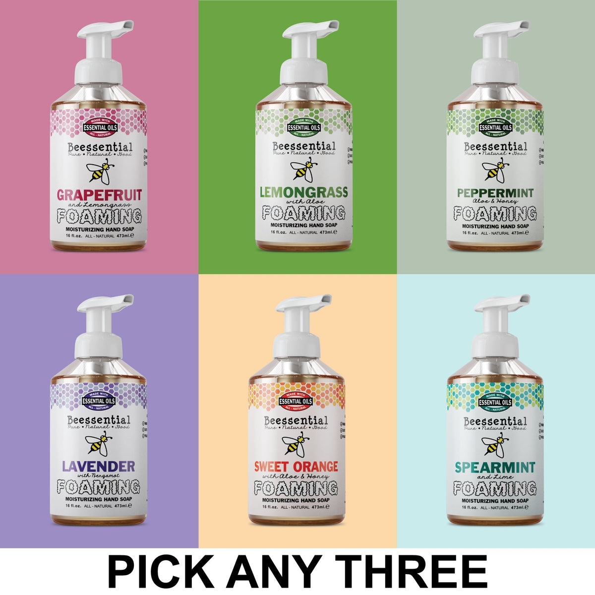 Beessential Foaming Hand Soap Gift Set – Naturally Luxurious Hand Care - Beessential