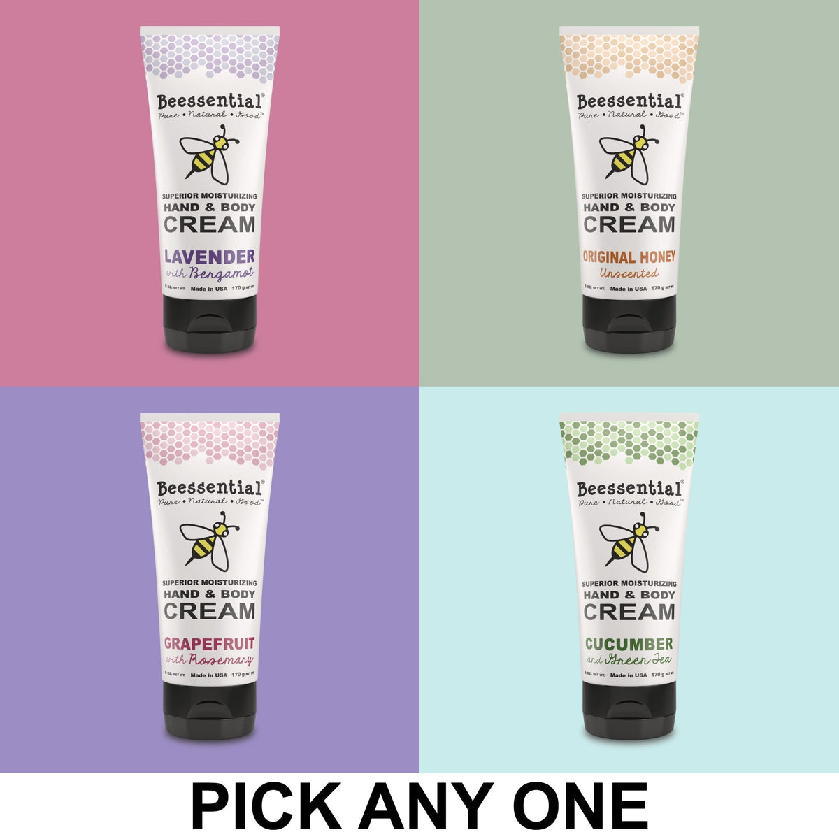 Beessential Shower Gift Set: The Perfect Natural Self - Care Gift - Beessential