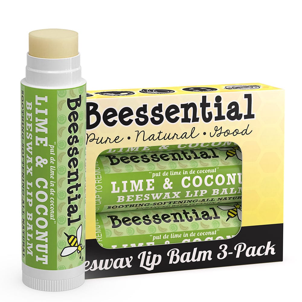 Coconut Lime Lip Balm - Natural, Hydrating, and Nourishing | Beessential - Beessential