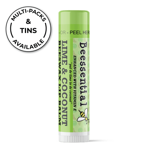 Coconut Lime Lip Balm - Natural, Hydrating, and Nourishing | Beessential - Beessential