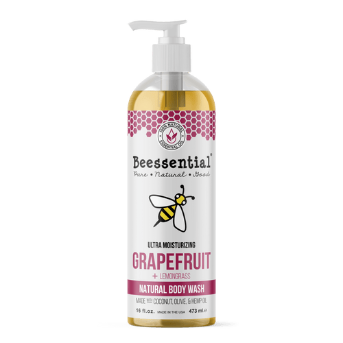 Grapefruit Body Wash with Lemongrass - Energizing & Refreshing - Beessential