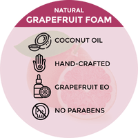 Grapefruit with Lemongrass Foaming Hand Soap - Refreshing & Zesty - Beessential