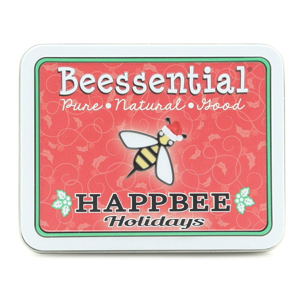 HappBee Holidays Lip Balm Tin – Choose Any 5 Give the gift of soft, happy lips with the Beessential HappBee Holidays Lip Balm Tin