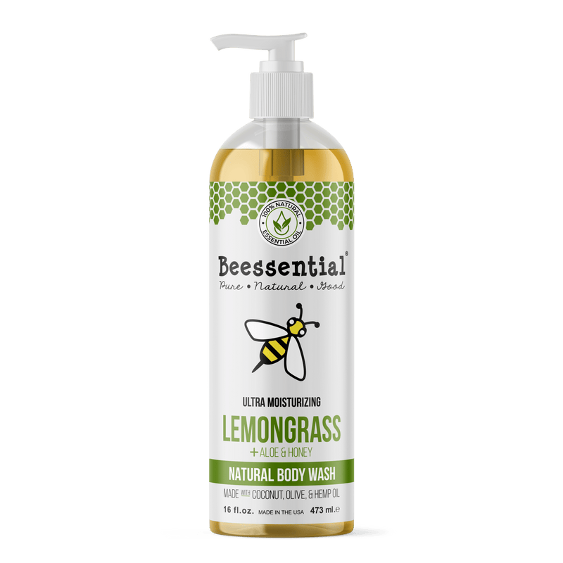 Lemongrass Body Wash (Natural & Hydrating) | Sulfate - Free - Beessential