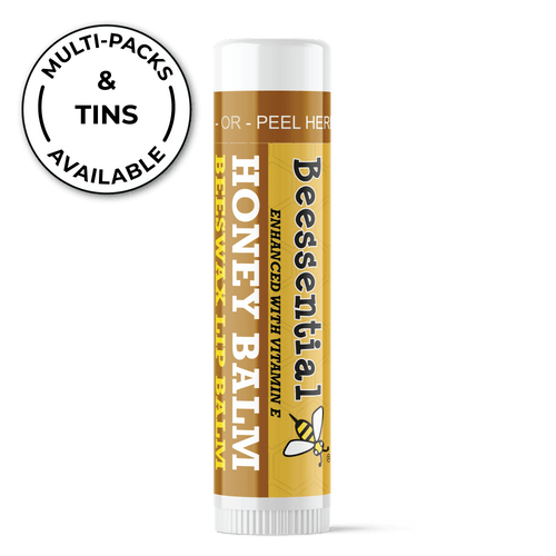 Natural Beeswax Honey Lip Balm - Hydrating & Nourishing Lip Care - Beessential
