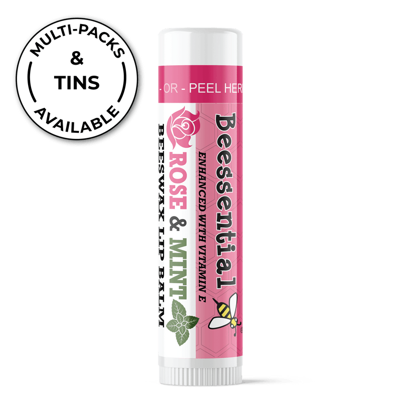 Rose Mint Lip Balm blends soft floral rose with cool mint for a natural lip balm that feels fresh, pretty, and a little unexpected