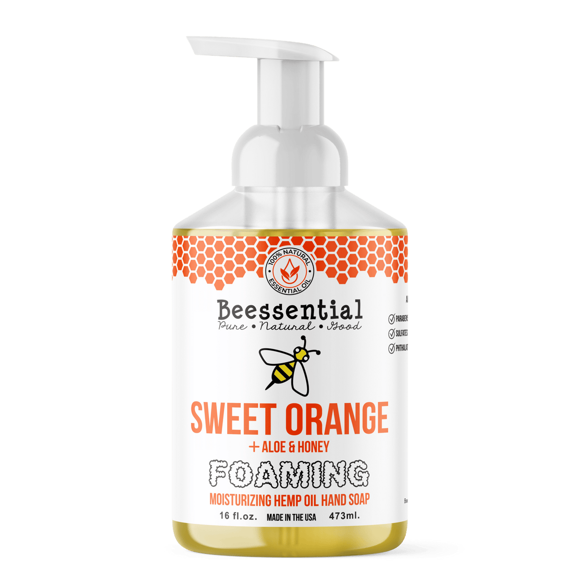Sweet Orange Foaming Soap - Beessential